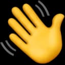 waving hand icon