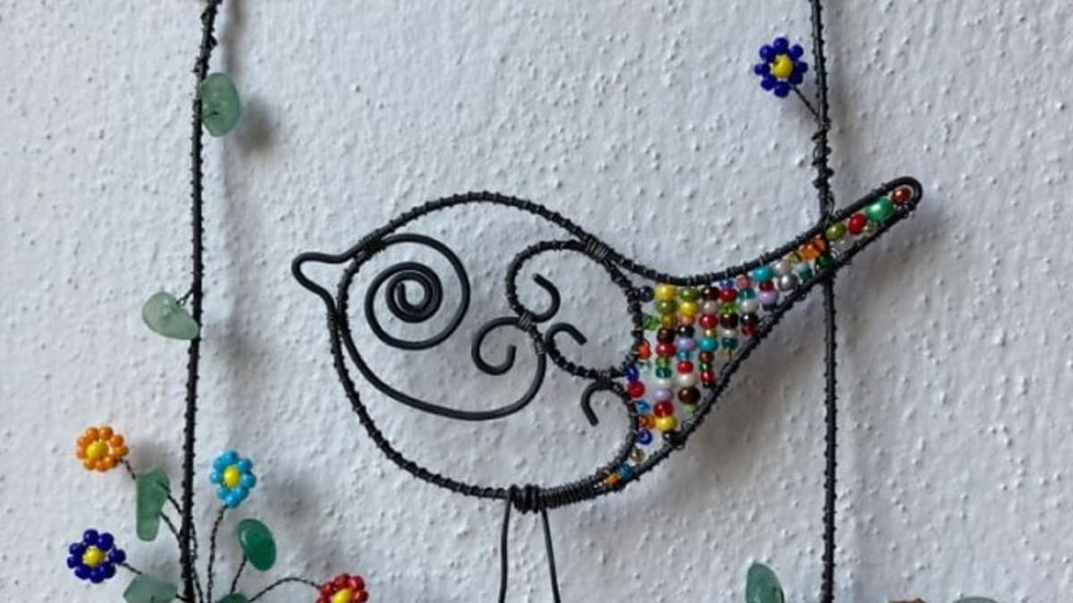 Wirework Bird Suncatcher
