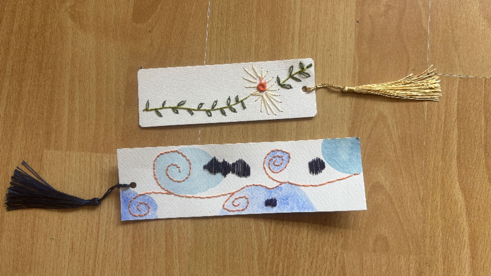 Embroidered Bookmarks